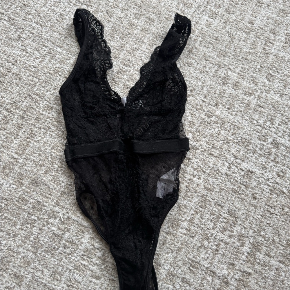 Black Lace Bodysuit